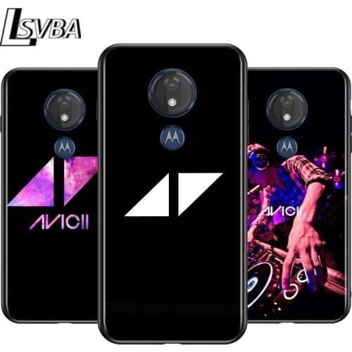 DJ Avicii Tim Bergling R.I.P for Motorola G9 G8 G E7 E6 One Play Marco Hyper Fusion Stylus Power Edge Plus Black Phone Case
