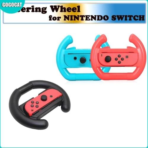 For Nintendo Switch Game Racing Steering Wheel For Wii for Mario Kart Remote Controller Steering Wheel 3 Color Upgraded Version