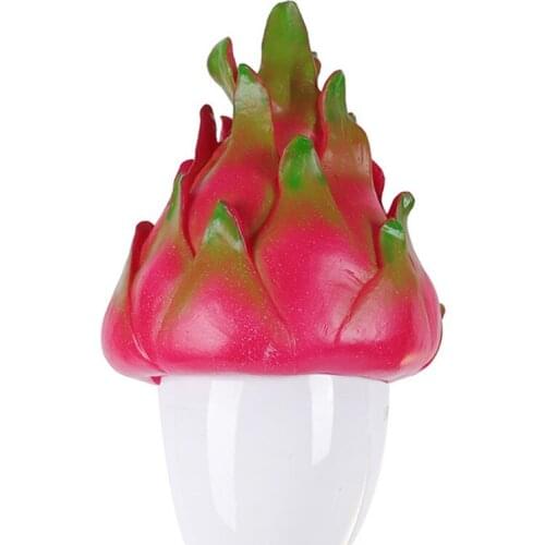 Halloween Great Events Party Pitaya Fruits Hat simulation Funny Fruit Headdress Wear for Chritmas Home Party Decoration