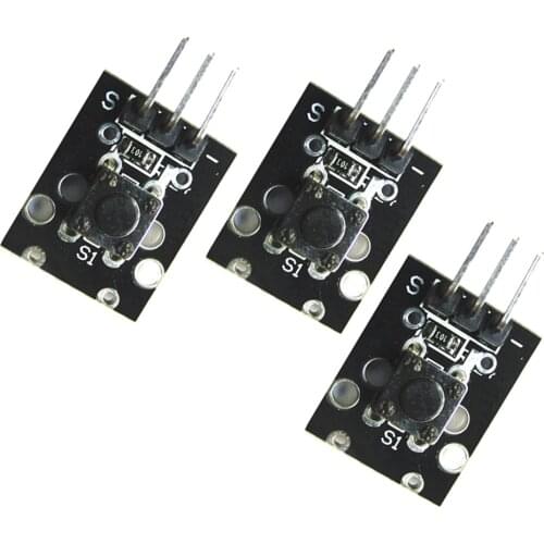 KY-004 Tactile Switch Board Module Compatible with - Pack of 3