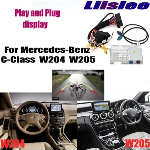 Liandlee Parking Camera Interface Reverse Back Up Camera Kits For Mercedes Benz C MB W204 W205 NTG Display Upgrade