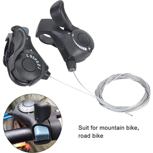 Bicycle Derailleur 3x7 21 Speed Bicycle Shifter With Shift Cable MTB Mountain Bike Shift Levers For Cycling Bike Trigger Shifter
