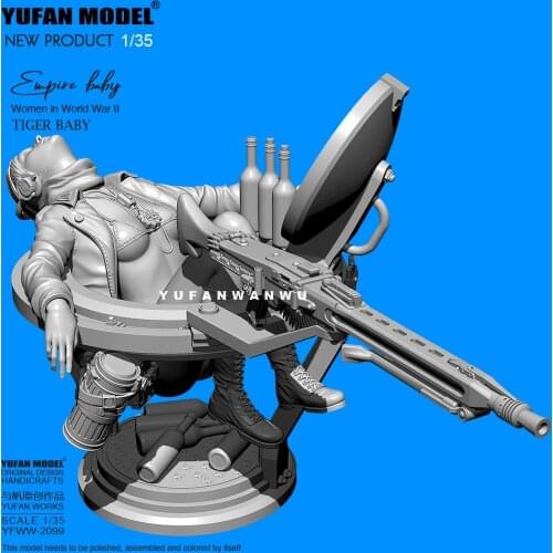 1/35 YUFAN Resin model kits figure colorless and self-assembled YFWW-2099