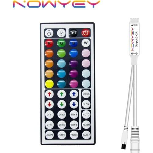 RGB Controller 12V LED Light Remote Control 44Key IR Remote Controller for LED RGB Tape Backlight Neon Ribbon