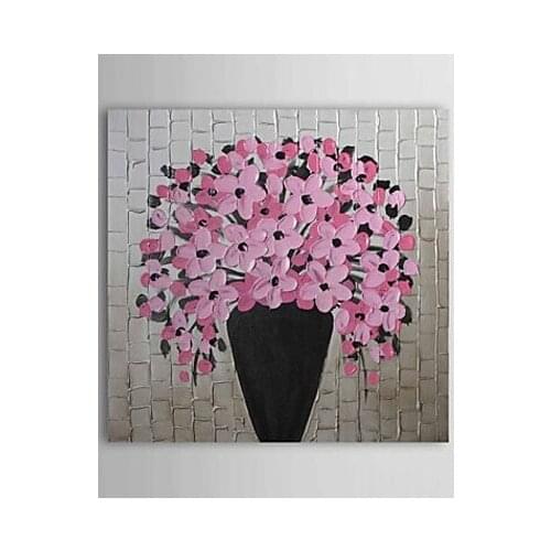 Hand Painted Canvas Painting-Colorful Flower-Floral Oil Painting Wall Art-Modern Canvas Art Wall Decor