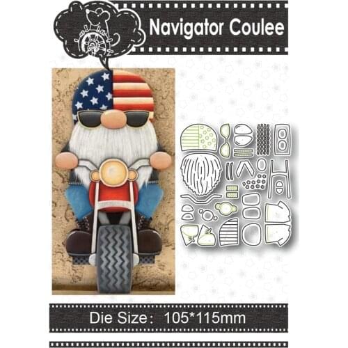 Metal Cutting Die Dwarf Motorcycle Scrapbook Stamping Clearing Stamps Cutting Decoration Embossing DIY Craft New Arrival 2021
