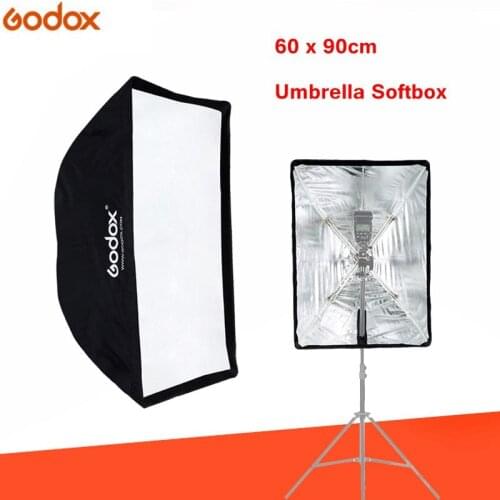 Godox softbox 60x90cm Flash Speedlite broly Umbrella Light diffuser Soft box Reflector for photo Studio photography accessories