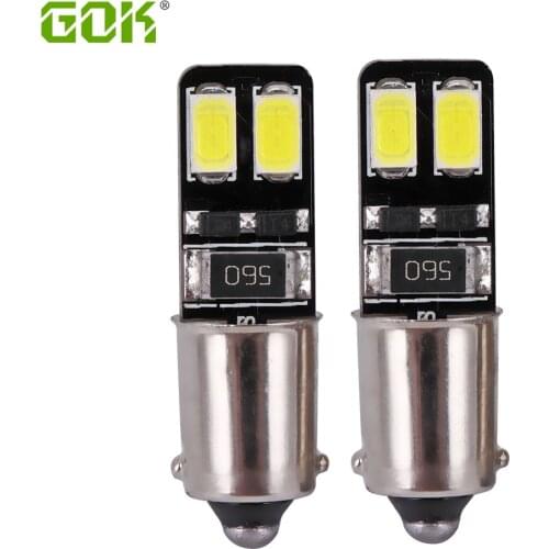 10PCS External Light LED Canbus Ba9s led 4Smd 5630 5730 Led Bulb Vehicle BAX9S T10 T4W led canbus No Obc Error Clearance Light