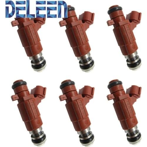 Deleen 6x High impedance Fuel Injector 16600-5L300 / FBJB100 / FJ724 For Kia Car Accessories