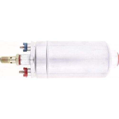 Universal High Performence Car Inline External Fuel Pump Silver , 0580254044