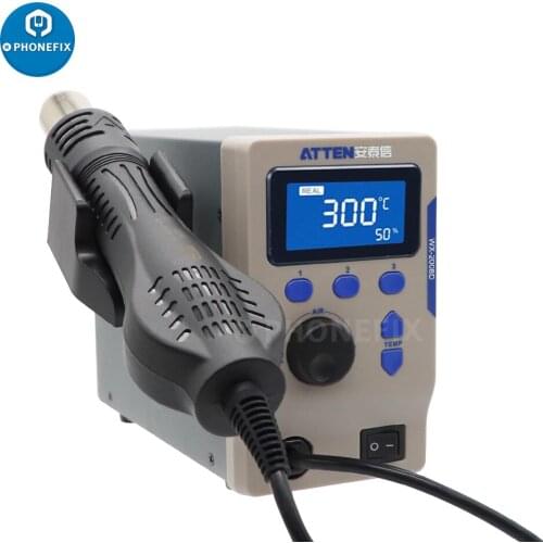 ATTEN WX-2008D Hot Air Rework Station 800W BGA Soldering Station Phone Motherboard PCB Soldering RepairFor Soldering Beginner