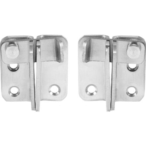 1Pc Turn on Left Right Simple Slide Bolt Hasps Latches Anti-theft Safety Thicken Stainless Steel Gate Door Locks Padlock Buckle