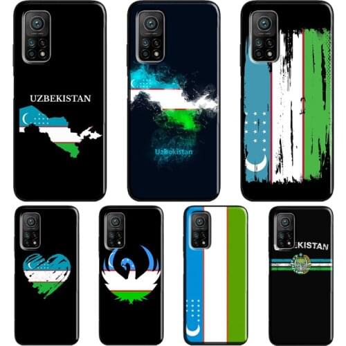 Uzbekistan Flag Case For Xiaomi Mi 11 Ultra 9 10 Lite Mi 10T Pro Note 10 Lite Cover For POCO X3 Pro M3 F3