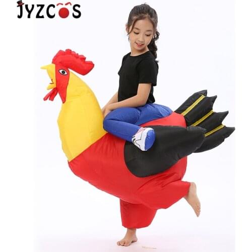 JYZCOS Inflatable Rooster Costume Halloween Costume for Adult Boy Girl Chick Cock Cosplay Hen Stag Night Party Carnival Costume