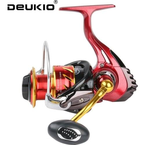 NEW Fishing Reels 12KG Max Drag Metal Spool Spinning Reels Surfcast 5+1BB Carp Fishing Tackle Reel Spinning Coil Feeder Pesca