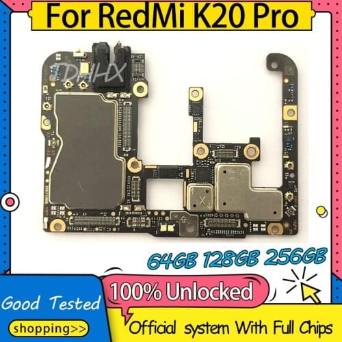 64/128/256G For RedMi K20 Pro HongMi K20 Pro Motherboard,Disassemble Unlocked Mainboard For Redmi K20 Pro Logic Board With Chips