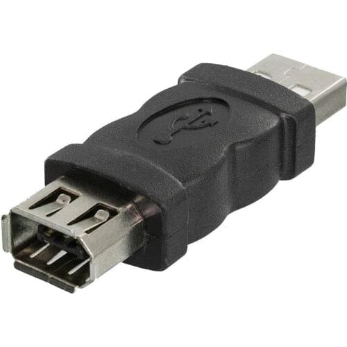 Firewire IEEE 1394 6 Pin hembra a macho USB conversor adaptador