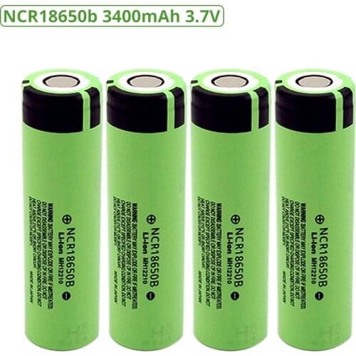 1-20pcs 100% Original for NCR18650B 3.7V 3400mah 18650 Lithium ion Rechargeable Battery for Toys Flashlight Batteries