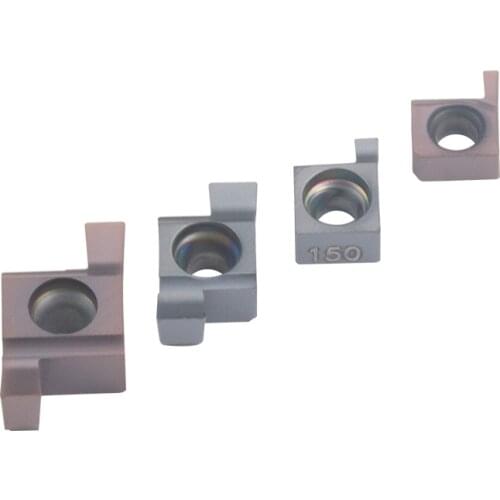 10PCS 6/7/8/9GR Small hole inner diameter grooving blade Suit for grooving turning tools SNGR Inner hole grooving cutter grain