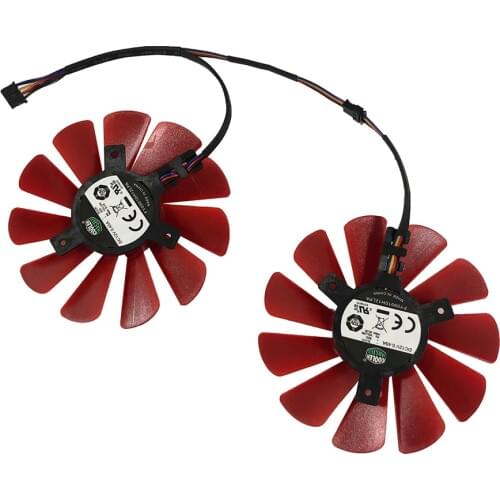 2pcs/set FDC10U12S9-C FY09010H12LPA RX 570 R9-390 GPU Cooler Fan As Replacement For XFX RX570 RS R9 285 390X Video Cards Cooling