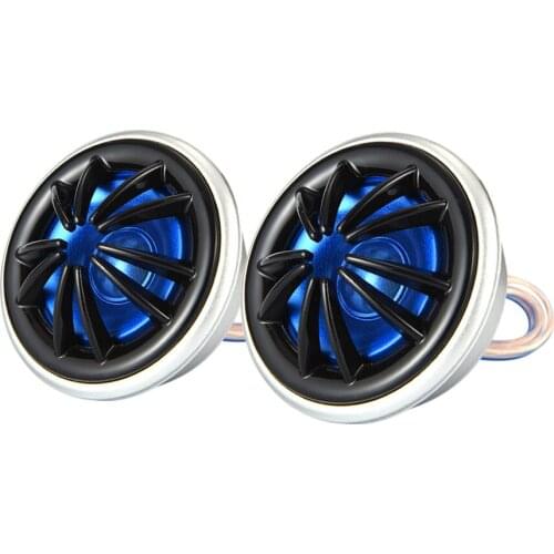 AIYIMA 2Pcs Universal Hifi Fever Tweeter Horn Loudspeaker Mini Car Treble Music Speaker 4 Ohm 120W Silk Film High Frequency Super Power Speaker DIY Car Modification Sound System