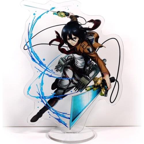 Attack on Titan Shingeki no Kyojin Mikasa Ackerman batting GM acrylic stand figure model plate holder cake topper anime