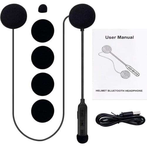 Motorcycle Helmet Bluetooth Headset Modification Integrated Music Phone Rider Navigation Wireless Built-in Headset