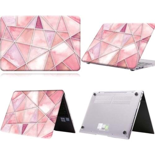 Rose Pink Pattern Laptop Case For MateBook 13/13 AMD Ryzen/14/D14/D15/X 2020/X Pro/Pro 16.1 Anti-slip For Honor MagicBook 14/15