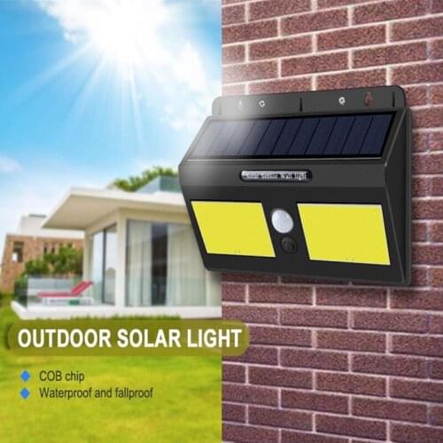 COB LED Solar Light Motion Sensor Outdoor Waterproof LED Garden Solar Lamp Spotlights For Garden Path Street Wall Light