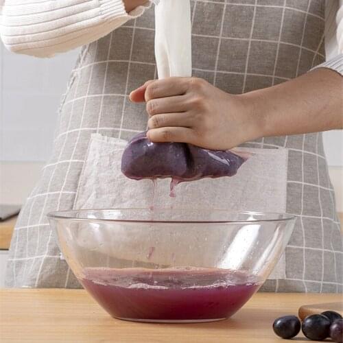 Home Reusable Tea Beer Milk Coffee Oil Filter Bag Fine Mesh Nylon Filter Bag