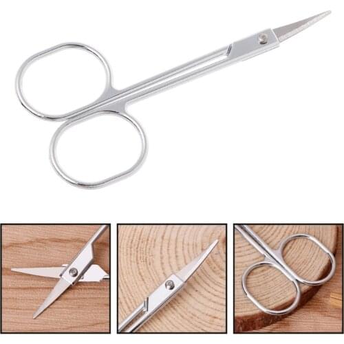 Stainless Steel Small Eyebrow Nose Hair Scissors Cut Manicure Facial Trimming