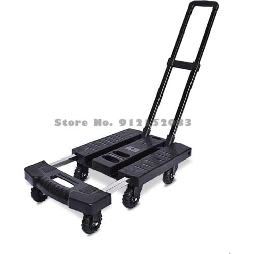 Small Carts, Trolleys, Cargo Handling Vehicles, Hand Carts, Trolleys, Folding Portable Shopping, Household Luggage Carts, Small