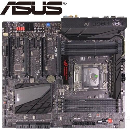 Asus Rampage IV Black Edition Desktop Motherboard X79 Socket LGA 2011 Core i7 DDR3 64G ATX UEFI BIOS Original Used Mainboard