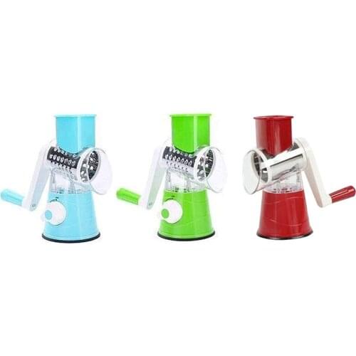 Multifunctional Manual Vegetable Spiral Slicer, Grater, Hand-Operated Vegetable Cutter, Shredder, Kitchen Tool