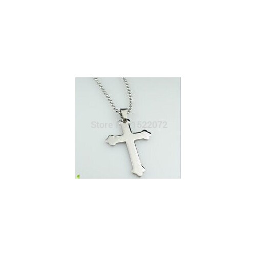Custom Stainless Steel Mens Dog Tag Cross crafts cheap custom metal cut cross dog tag hot sales steel cross dog tag