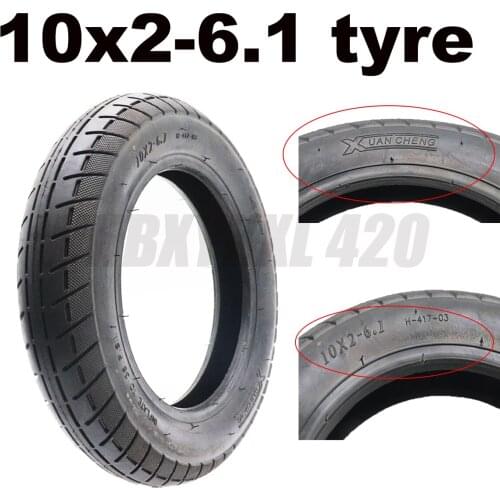 High Quality 10x2-6.1 Outer Tyre10 Inch Pneumatic Thickening Wheel Tire for Xiaomi Mijia M365 Electric Scooter Accessories