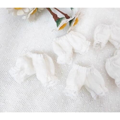 Ob11 Doll Clothes White Pattern Shorts Skirt Leggings 16cm Doll Clothes GSC YMY P9 Universal Accessory