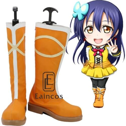 LoveLive! School idol project Sunny Day Song Sonoda Umi Boots Cosplay Christmas Party Shoes Custom Made