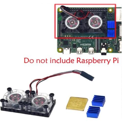 Raspberry Pi 3B+/4 Model B Cooling Fan 5V Heatsink Fans