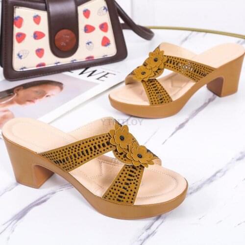 Slippers Womens Shoes Ladies Slides Hollow Out Flowers 2021 Summer New Indoor Ytmtloy Zapatillas Casa Mujer House Sapato