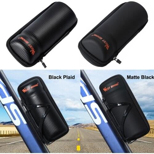 WEST BIKING Bicycle Bag Bottle Can Holder PVC Waterproof Bike Repair Kit Tool Key Storage Bag Bike Water Bottle Organizer Case