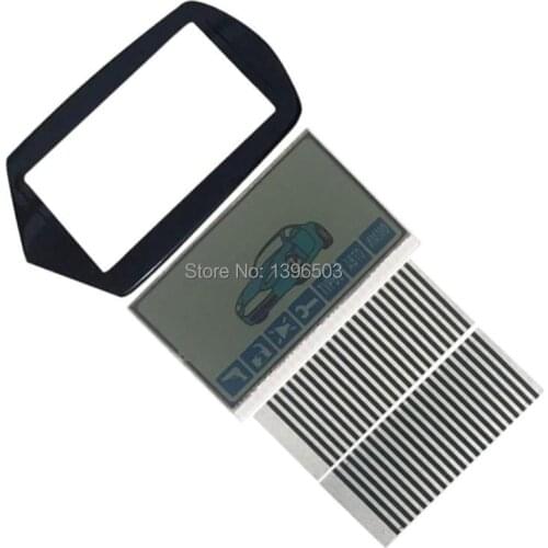 10PCS/lot A61 Lcd Display Flexible Cable + Glass Cover Case For 10 PCS Russia StarLine A61 Car Alarm LCD Remote Control Keychain