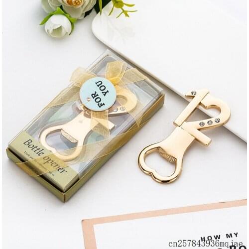 100pcs Birthday Gift Golden 12 Bottle Openers 12th Wine Bottle Opener Wedding Gift Wedding Anniversary Gifts