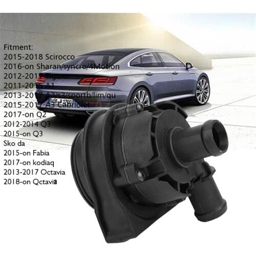 5G0965567A, 5G0 965 567 A, 0392023211, Fit for VW Golf Jetta Passat Polo Sharan AUDI Q3 EA211 Auxiliary Cooling Water Pump