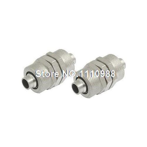 6mm x 8mm Air Tube Quick Coupler Coupling Pneumatic Connector 2 Pcs