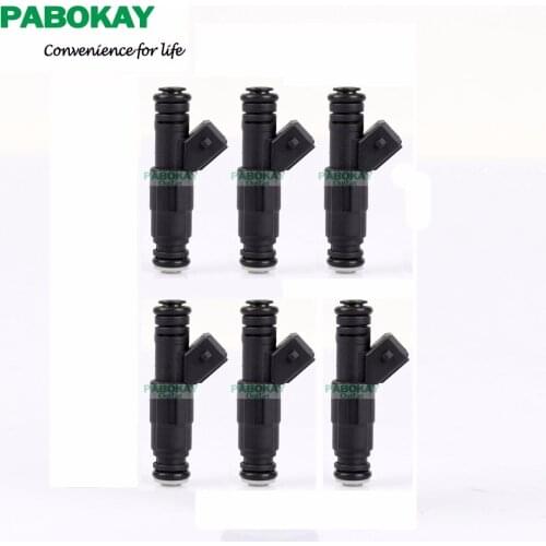 6 pieces x FOR UPGRADE OEM 4 hole Fuel Injectors for BMW (increase HP and MPG) NEW 0280155884