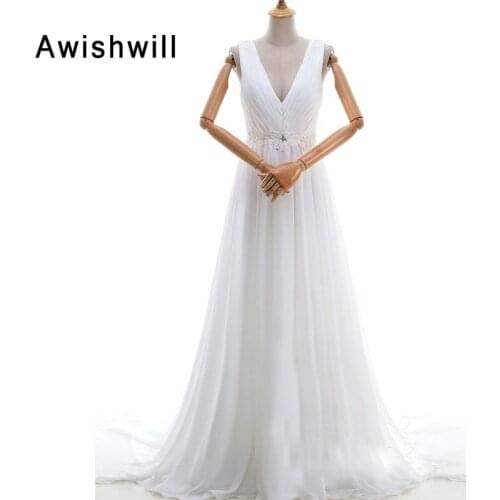 Пляжные свадебные платья Awishwill China At AliExpress