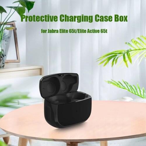 Made ABS Dust Proof Scratch Headphones Box Earphones Wireless Charging Case for Jabra Elite 65t/Elite Active 65t