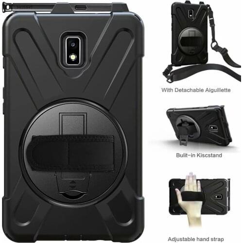 Case For Samsung Galaxy Tab Active 2 8.0 SM-T395 SM-T390 SM-T397 T390/T395 8 inch Tablet Heavy Duty Rugged Shockproof Case Cover