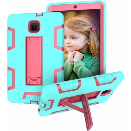 Case For Samsung Galaxy Tab A 8.0 2018 T387 T387V Shock Proof Full Body Cover Stand Sleeve For SM T387 SM-T387 Case Capa Funda